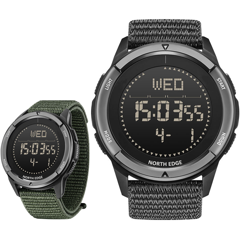 Altimeter Compass Watch - Orologio digitale da uomo, sportivo, super