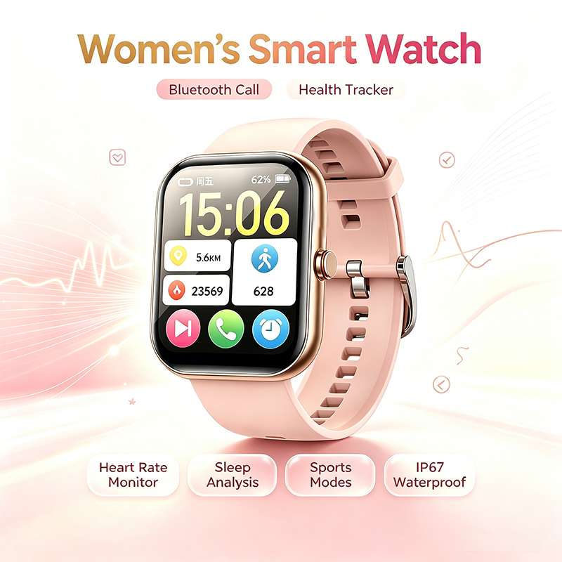 Watches Ladies Smartwatch - Smartwatch da donna con chiamata BT,