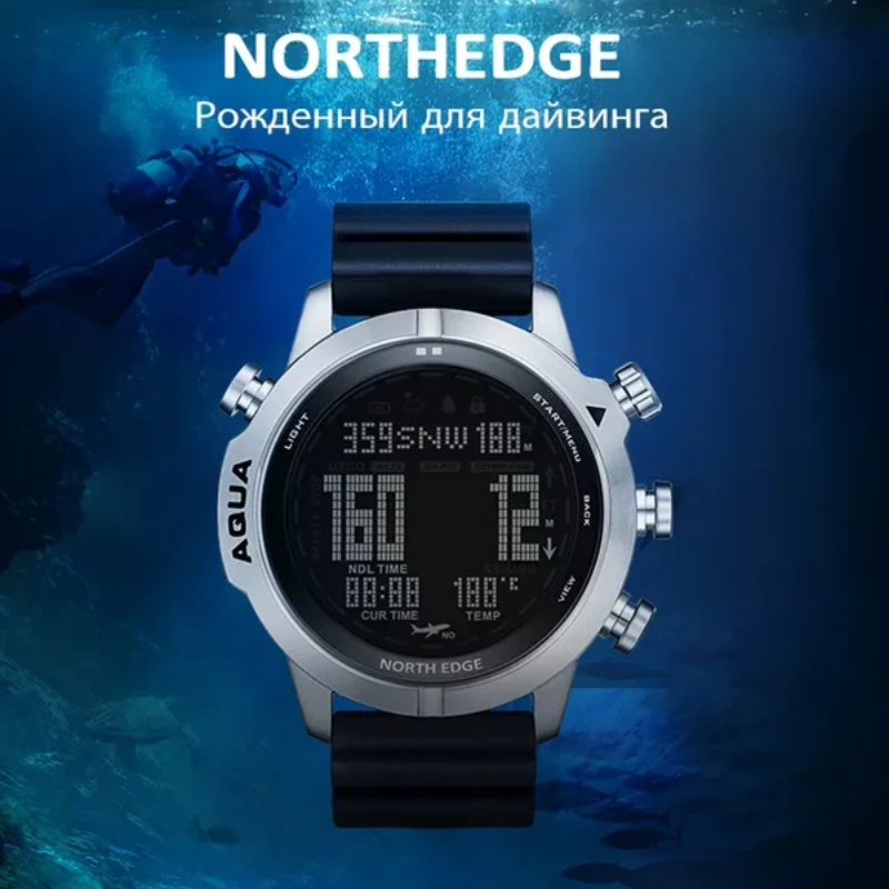 NORTH EDGE Orologio da sub pro - Altimeter Compass Watch recensione e prezzo