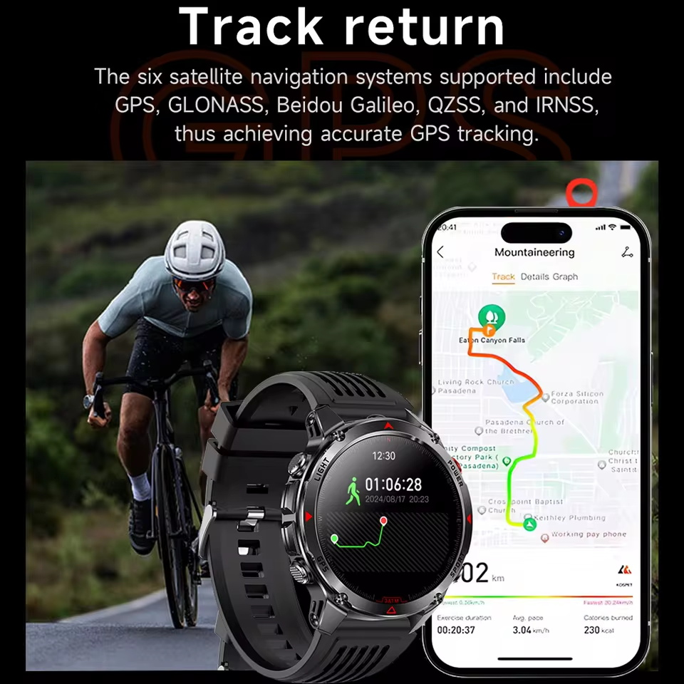 Militare Esterno GPS Posiziona - Altimeter Compass Watch recensione e prezzo
