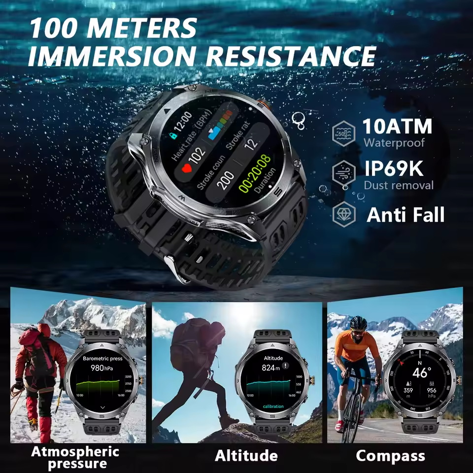 2025 Nuovo Outdoor Militare GP - Altimeter Compass Watch recensione e prezzo